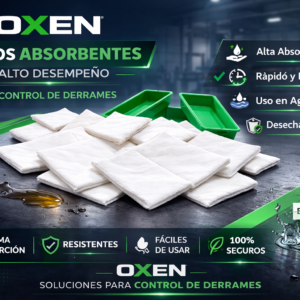 almohadillas absorbentes dppo r para bandejas de goteo de aceite industrial