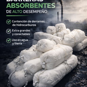 absorbentes industriales de aceite oxen para control de derrames de hidrocarburos
