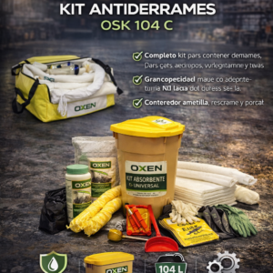 Kits para derrames de petróleo únicamente